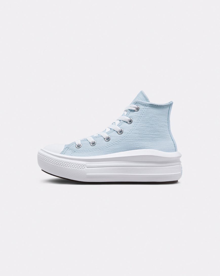 Dívčí Boty Na Platformy Converse Chuck Taylor All Star Move Cloud Patch Vysoké Blankyt | CZ LPWB71